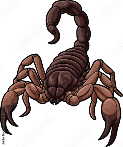 An Earth Scorpion in Defensive Poses