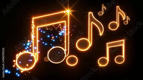 Happy New Year celebration vector illustration with bright glowing neon number sign and fireworks for a night party card design