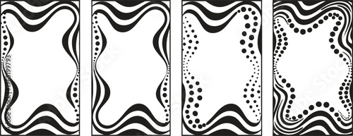 Interference patterns with varying dot densities