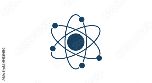 Atom Structure Science Symbol.