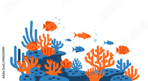 Coral Reef Fish Marine Life.