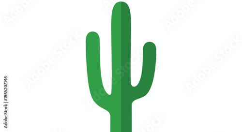 Green Cactus Plant Icon 1.