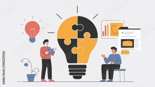 light bulb idea concept