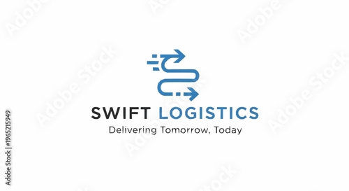 Swift Logistics company logo design.