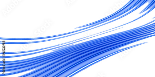 Abstract blue wave background featuring a flowing vector design with soft curves and digital motion lines for a modern business card template or artistic wallpaper