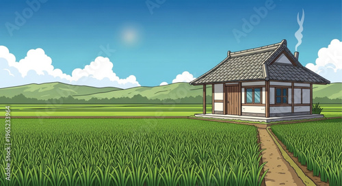 house in the mountains