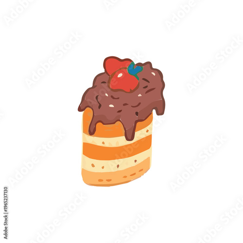 A delicious slice of strawberry cheesecake on a white plate with creamy layers and fresh berries on top