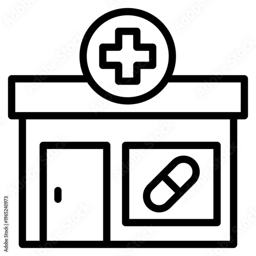 Pharmacy  Icon Element For Design