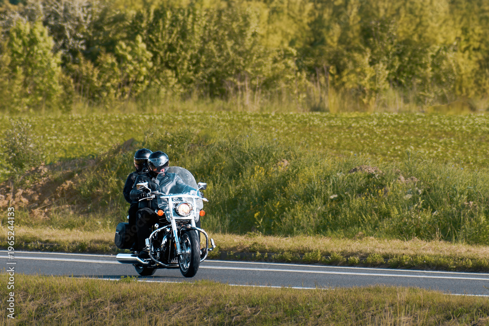 Obraz premium Active lifestyle ride with travel partner
