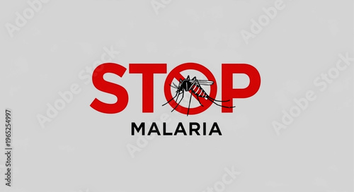 Stop Malaria Awareness Graphic for World Malaria Day