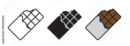 Chocolate icon graphic vector. icon collection