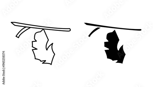 Cocoon icon graphic vector. icon collection