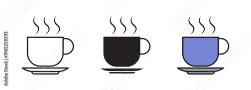 coffee cup icon graphic vector. icon collection