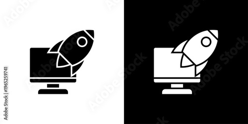 Startup Icon Sheet Black And White