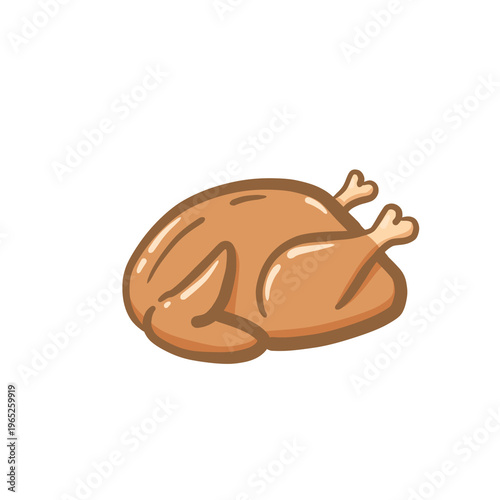 Konstfotografi roast chicken on a plate