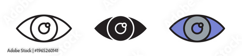 Eye icon graphic vector. icon collection