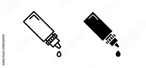 eye drop icon graphic vector. icon collection