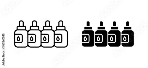 Ink cartridge icon graphic vector. icon collection