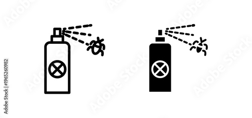 Insecticide icon graphic vector. icon collection