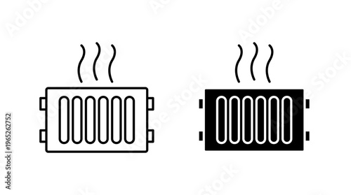Radiator icon graphic vector. icon collection
