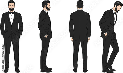 Diverse medical team of doctors and nurses in colorful scrubs and clinical uniforms with stethoscopes flat vector character set