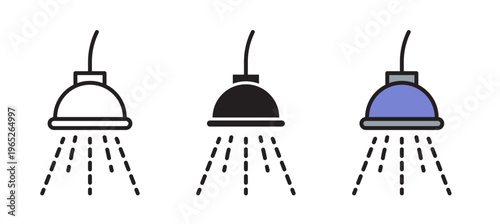 Shower head icon graphic vector. icon collection