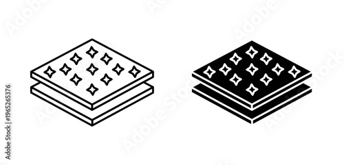 Tiles icon graphic vector. icon collection