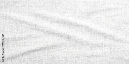 A seamless closeup of soft white silk and natural linen fabric texture creating a clean blank material backdrop with a subtle gray cotton pattern for a modern textile design surface