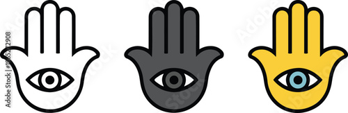 Set of minimalist sushi nigiri icons in outline silhouette and colorful orange flat vector Japanese seafood cuisine styles.