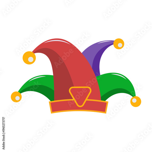 April Fools Hat Illustration