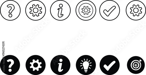 Work, Information, Idea and other. Problem solving process. Infographic for presentation. Business process chart.Diagram with Five steps to success. Work flow. See Less. isolated on transparent backgr