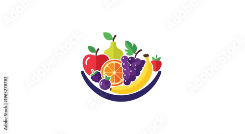 Assortment of Fresh Fruits in a Vibrant Display.