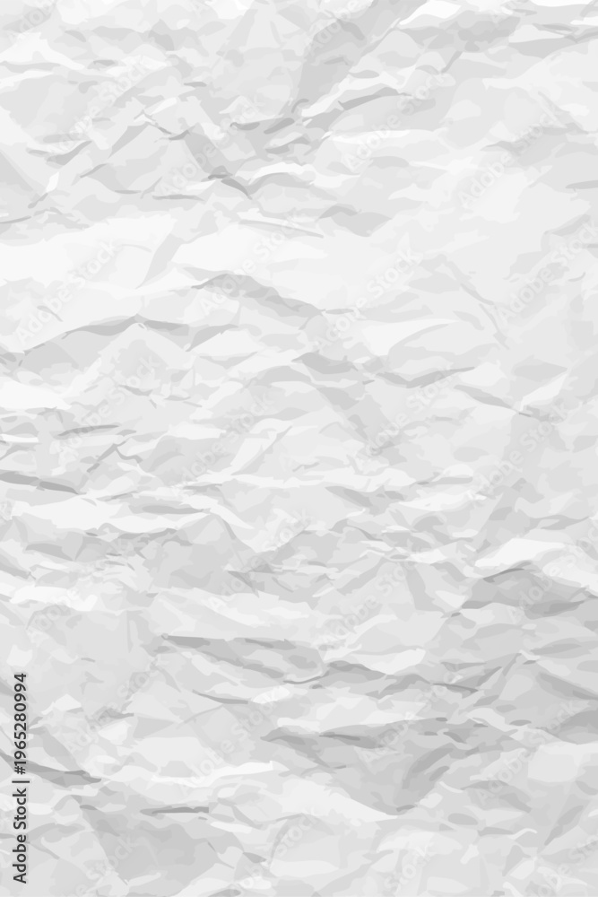 Fototapeta premium White clean crumpled paper
