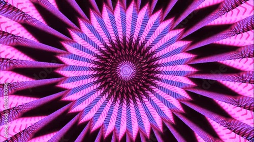 Neon Line with VJ loop tunnel background