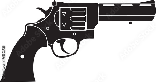 Rifle, gun, shotgun, weapon, black silhouette, vector illustration, hunting, firearm