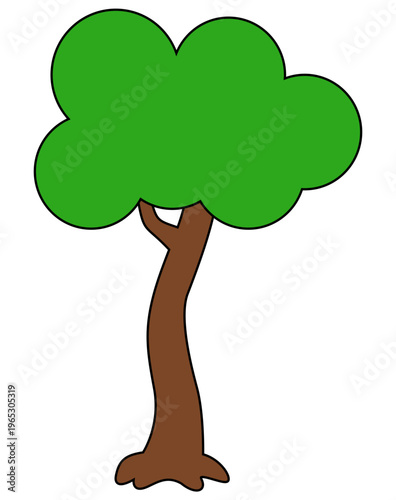 Green Tree Illustration
