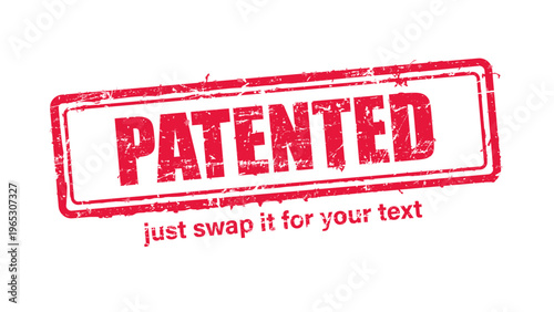 official stamp label red rubber stamp vector with distressed ink texture and clean frame, built for packaging, shipping labels, office paperwork, certification workflows, and commercial branding use.