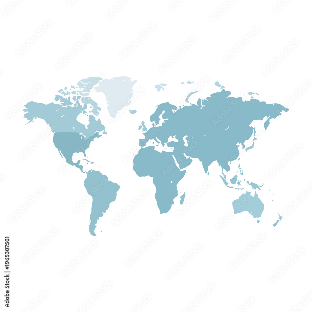 Obraz premium Minimalist Earth Map Background