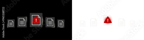 Businessman Using Laptop with Data Information Privacy and Document Management Hacking and Spam Warning Symbol. Cyber Attack Network, Virus, Spyware, Cyber Security and Cybercrime