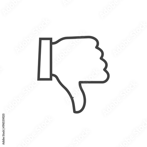 Thumbs Down Icon - Negative Feedback Symbol