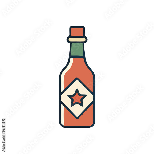Hot Sauce Bottle Icon