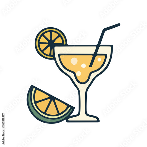 Citrus Cocktail Icon
