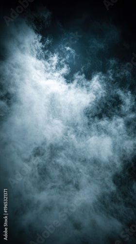 Wispy smoke and dark fog creating a mysterious abstract background texture
