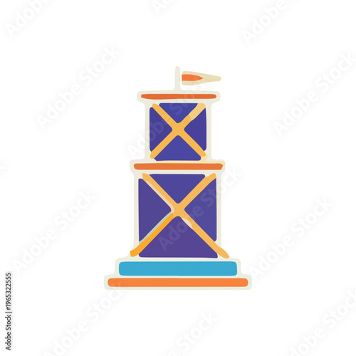 Watchtower Icon Illustration