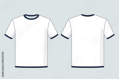 T-shirt mockup vector
