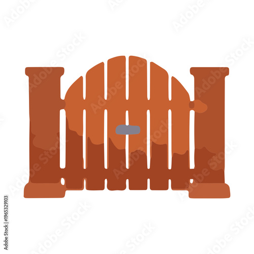 Wooden Garden Gate Icon
