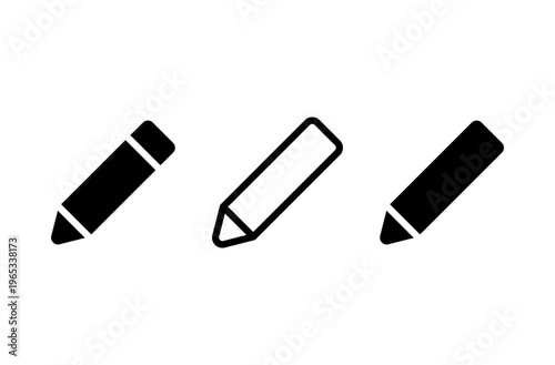 연필 아이콘 세트