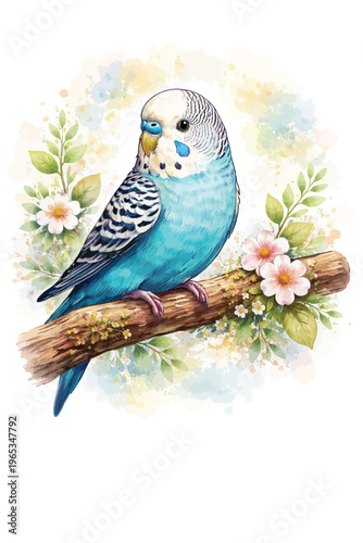 Four round fishbowls with goldfish, underwater plants, pebbles and small castles, a treasure chest