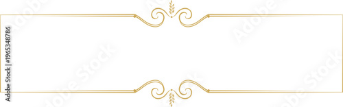 Elegant Line Divider Frame