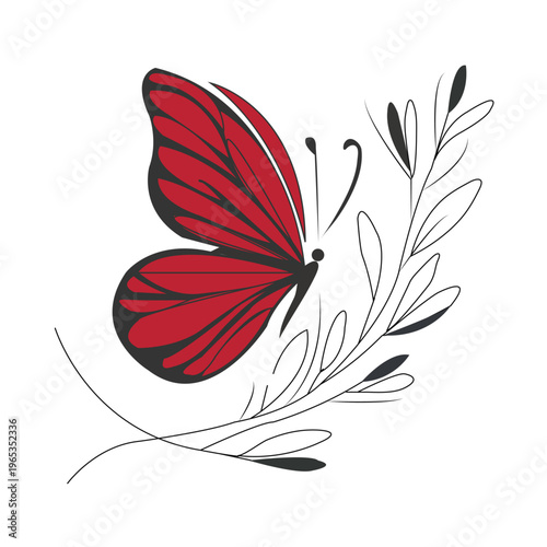 High-resolution image of a vibrant butterfly isolated on a clean white background. Detailed wing patterns and vivid colors make it ideal for design, advertising, cutout use, and educational content. P